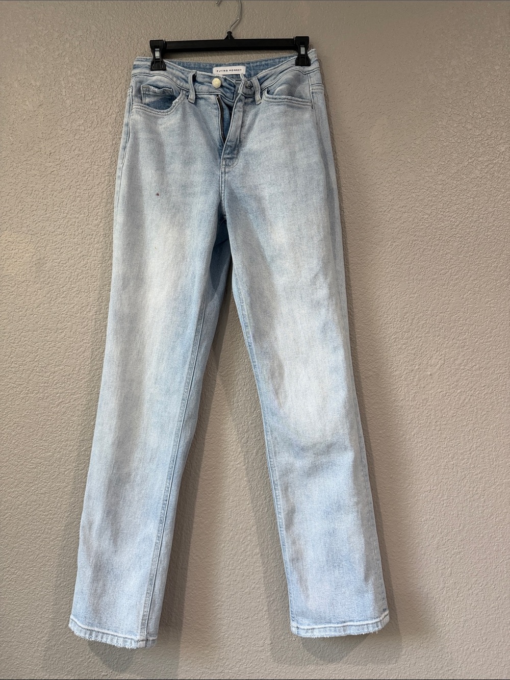 Flying Monkey Light Blue Straight Leg Jeans